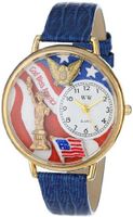 Whimsical es Unisex G1220022 July 4th Patriotic Blue Leather