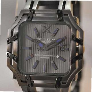 XOSKELETON Limited Edition Automatic Intercontinental Voyager Gun Metal Grey Dial Steel