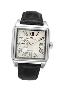 Yonger & Bresson YBH 8336-01 M Silver stainless-Steel band .