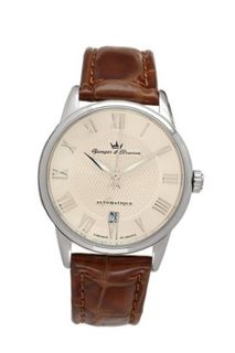 Yonger & Bresson YBH 8343-02 M Silver stainless-Steel band .