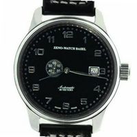 Zeno Pilot Classic Fliegeruhr, Automatic with Date and Sub Seconds Ref. 6554 R1-SW