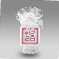 uZEROne Zerone Lolita White Pink Swarovski crystal Digital (White Lace) 