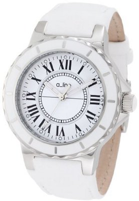 a_line 20010 Marina White Dial White Leather
