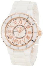 a_line 20040-WWWRR Marina White Textured Dial White Ceramic