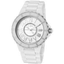 a_line 20040-WWWSR Marina White Textured Dial Ceramic
