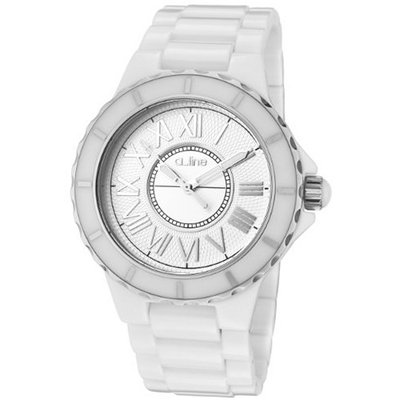 a_line 20040-WWWSR Marina White Textured Dial Ceramic