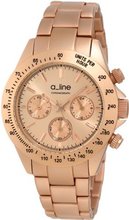 a_line 20050-RR Amore Chronograph Light Rose Gold Tone Dial Rose Gold Tone Aluminum