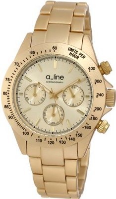 a_line 20050-YG Amore Chronograph Gold Tone Aluminum