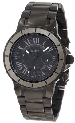 a_line 20109DV Marina Chronograph Black Textured Dial