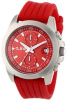 a_line 80010-05-RD Aroha Chronograph Red Dial Red Silicone