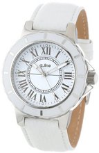a_line AL-20010-SSET Marina White Dial White Leather