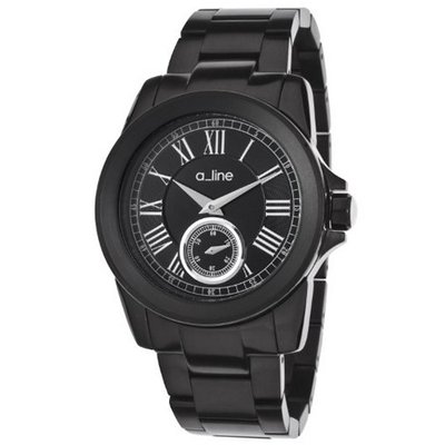 a_line AL-80021-BB-11 Amare Analog Display Japanese Quartz Black