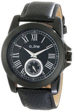 a_line AL-80022-BB-01 Amare Analog Display Japanese Quartz Black