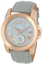 a_line AL-80022-RG-014-GY Amare Grey Dial Grey Leather Dress