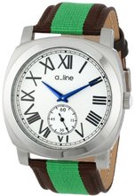 a_line AL-80023-02-GN-NS2 Pyar Analog Display Japanese Quartz Two Tone