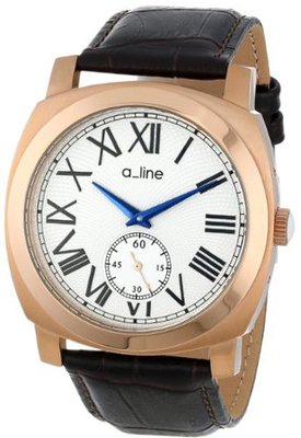 a_line AL-80023-RG-02-BR Pyar Analog Display Japanese Quartz Brown