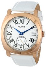 a_line AL-80023-RG-02-WH Pyar Analog Display Japanese Quartz White