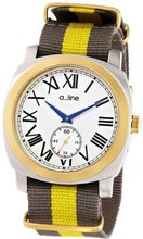 a_line AL-80023-YG-SS-02GY Pyar Analog Display Japanese Quartz Two Tone