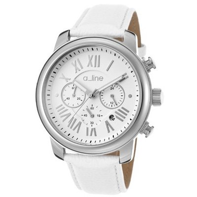 a_line AL-80163-02-WHT Amor Analog Display Japanese Quartz White