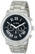 a_line AL-80163-11 Amor Analog Display Japanese Quartz Silver