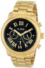 a_line AL-80163-YG-11 Amor Analog Display Japanese Quartz Gold