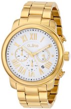 a_line AL-80163-YG-22 Amor Analog Display Japanese Quartz Gold