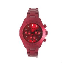 a_line Amore Chronograph : Red Aluminum Band/Red Dial