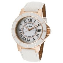 uA-Line a_line 20008-SSET Marina White Textured Dial White Leather 