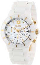 uA-Line a_line AL-20041-WWWGR Marina Chronograph White Dial White Ceramic 