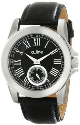 uA-Line a_line AL-80022-01 Amare Analog Display Japanese Quartz Black 