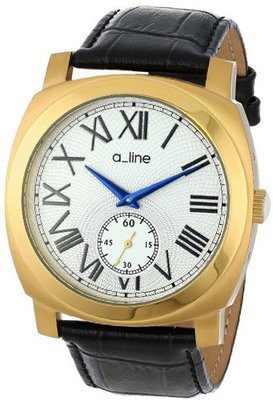 uA-Line a_line AL-80023-YG-02-BK Pyar Analog Display Japanese Quartz Black 