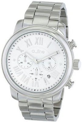 uA-Line a_line AL-80163-22 Amor Analog Display Japanese Quartz Silver 