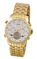 Aatos Automatic Gold Plated Stainless Steel Band White Dial JaakkoGGW
