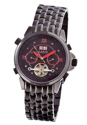 Aatos Automatic Rubies Black Stainless Steel Black Dial JaakkoBBBR