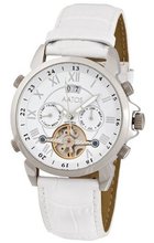 Aatos Automatic White Leather Band White Dial JaakkoLSWw