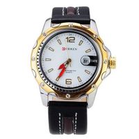 Absolute Chronometer |  Sports with Number Scale/Round Dial/Calendar Date-(GOLD)