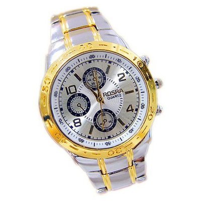 Absolute Fashion  wrist Stainless Steel Quartz es Wrist (GOLD)