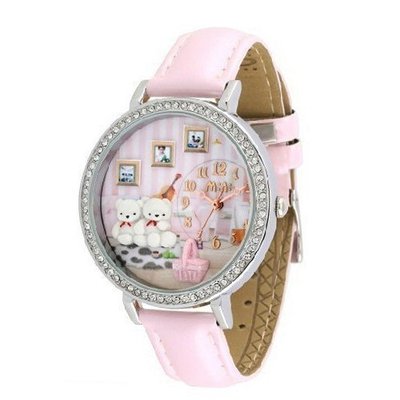Absolute Korea Sweet Bear Handmade POLYMER CLAY wrist - Korea Rhinestone Dress