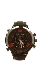 Absolute V6 Super Speed Brand Wrist Quartz Movements Analog Steel for  Military Casual and Luxury - Orange