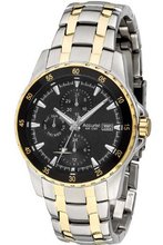 Accurist Gents Chronograph Calendar Two Tone Bracelet Strap MB938B