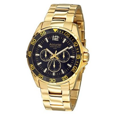 Accurist Gold Tone Chronograph MB1000B