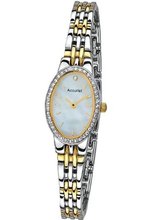 Accurist LB1347P Ladies Pearl Two Tone Bracelet