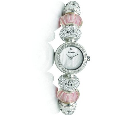 Accurist LB1602P Ladies Core Charmed All Silver Stones