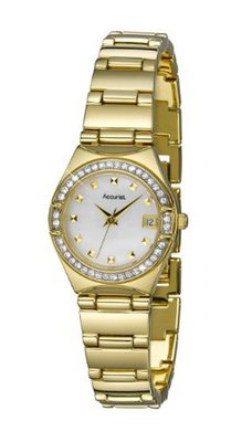 Accurist LB1660P Ladies Gold Tone