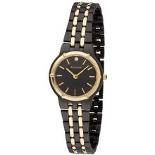 Accurist LB1674B Ladies Black Silver Bracelet