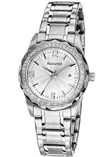 Accurist LB1683 Ladies Silver Tone