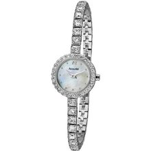 Accurist LB1801 Ladies Silver Charmed Bracelet