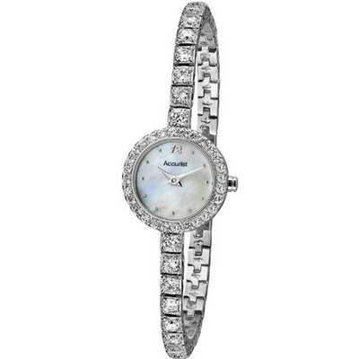 Accurist LB1801 Ladies Silver Charmed Bracelet