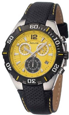 Accurist MS832Y Core Sports Yellow Black