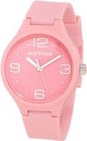 Activa By Invicta AA101-002 Pink Dial Pink Polyurethane
